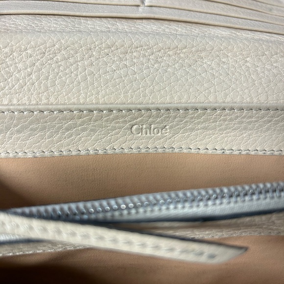 Chloe Paddington Long Flap Wallet Leather with Gold Lock & Key - Picture 3 of 12